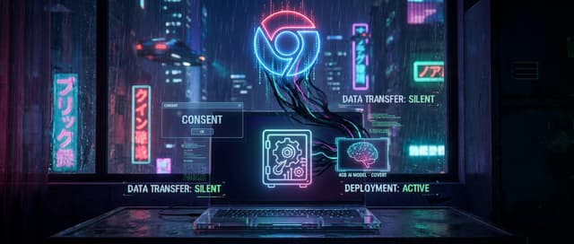 Chrome 给你硬盘塞了 4GB AI 模型——这不是隐私事故,是同意权之死