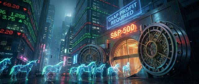 标普 500 把最贵的 AI 公司挡在门外